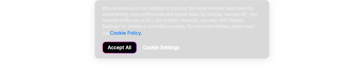 Cookie Consent At Bottom Center image